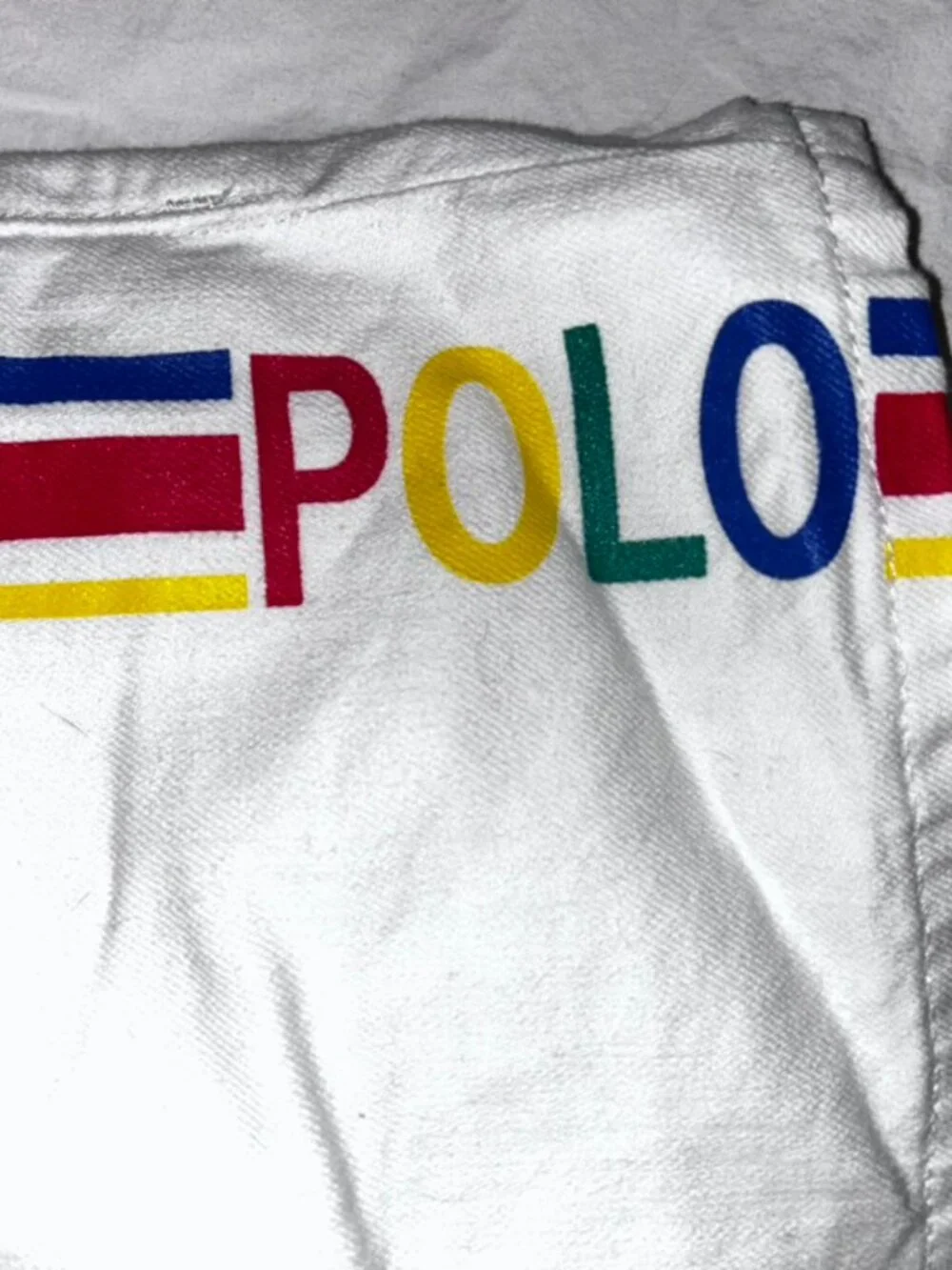 Ralph Lauren Polo white racing stripes shorts NEW NWT KIDS 16